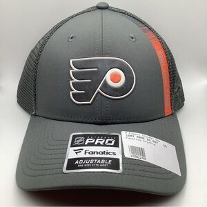 Fanatics Philadelphia Flyers Gray Orange Hat Cap Adjustable SnapBack NWT